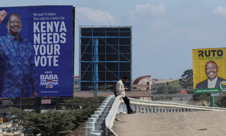 En las elecciones de Kenia, una feroz batalla para liderar una potencia africana