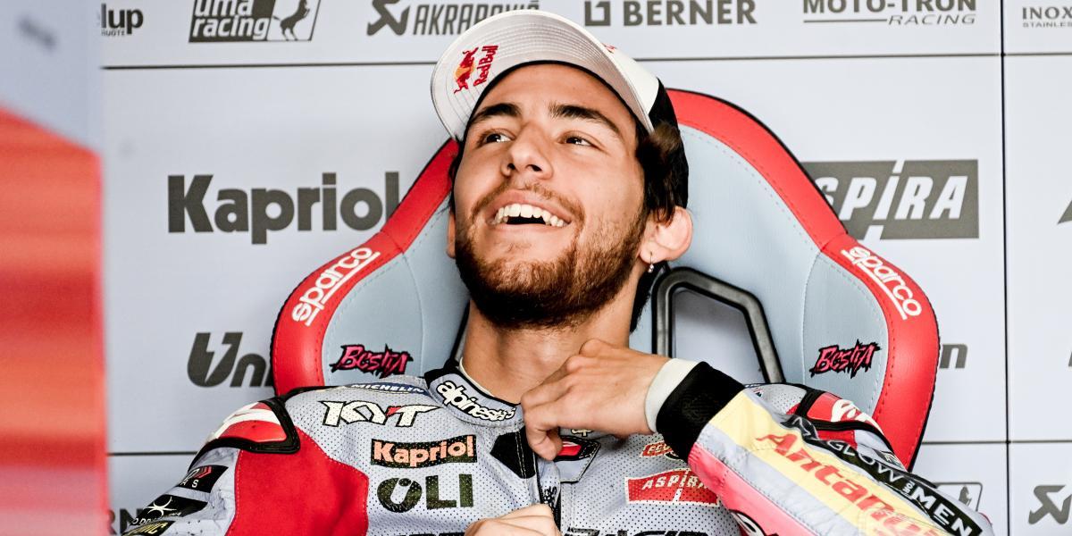 Enea Bastianini, al equipo oficial de Ducati