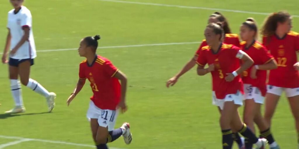 España empata 1-1 con Estados Unidos