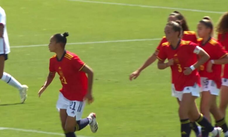 España empata 1-1 con Estados Unidos