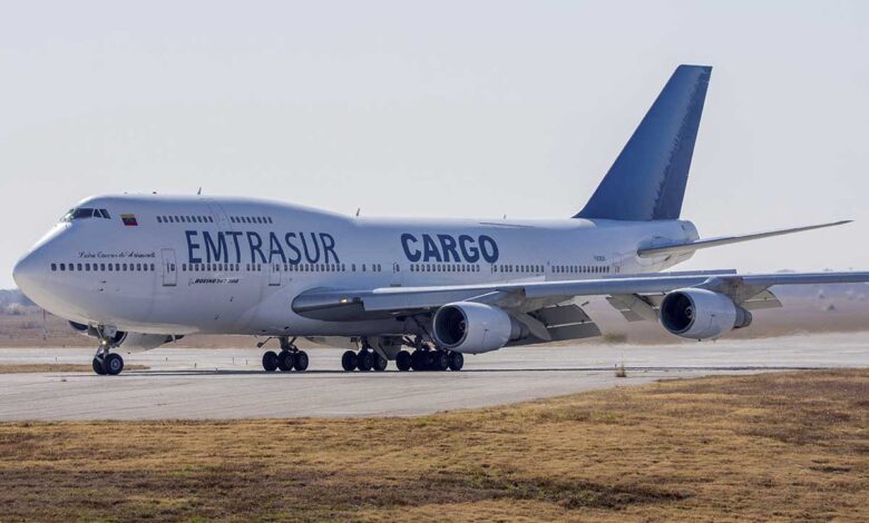 Estados Unidos pide a Argentina confiscar avión venezolano vinculado a Irán