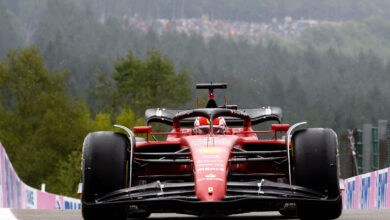 F1: Ferrari domina la primera práctica en Spa | Tuit