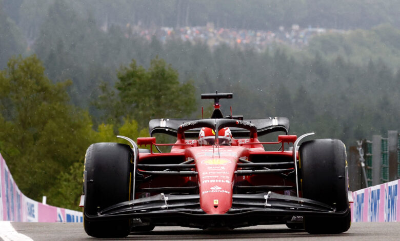 F1: Ferrari domina la primera práctica en Spa | Tuit