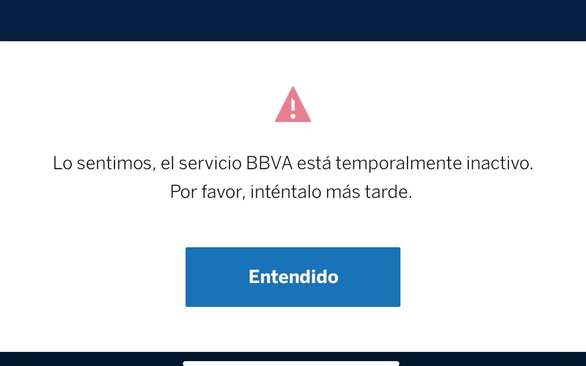 Fallan aplicación y cajeros de BBVA; banco se disculpa y trabaja para darle solución | Tuits
