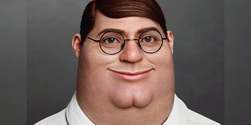 Family Guy Live-Action Peter Griffin Art es puro combustible de pesadilla