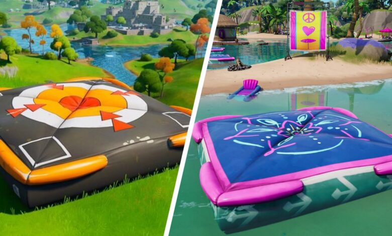 Fortnite: Cómo rebotar en 3 Crash Pads separados sin aterrizar