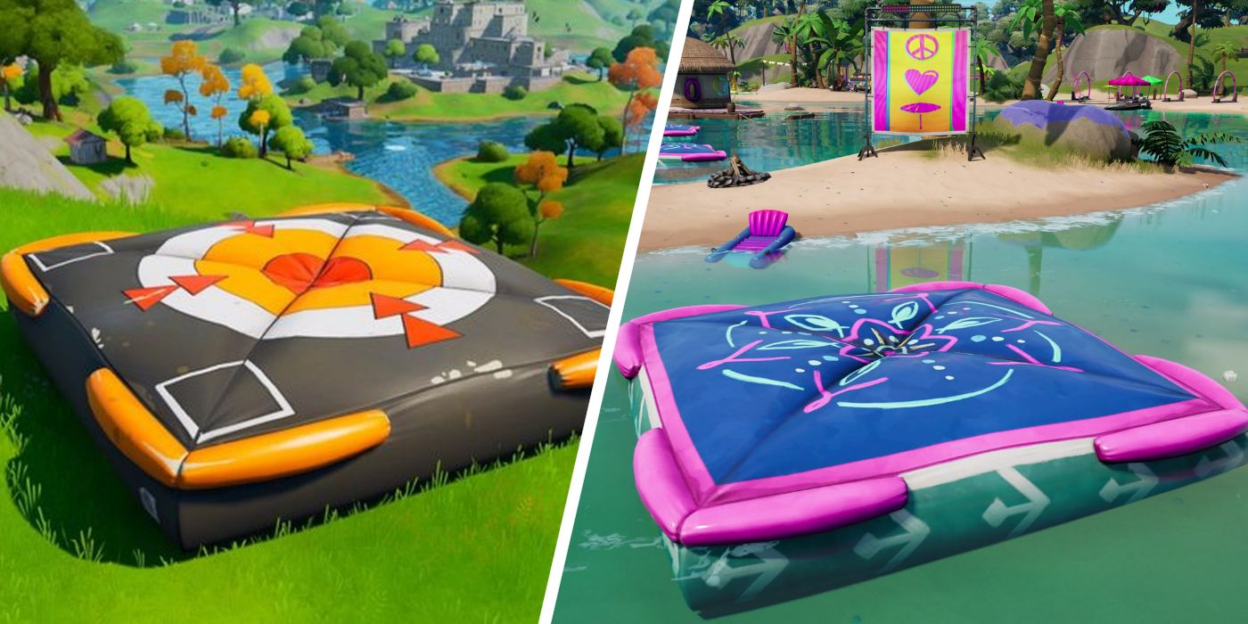 Fortnite: Cómo rebotar en 3 Crash Pads separados sin aterrizar