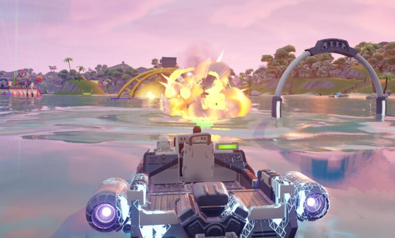 Fortnite: cómo encontrar (y destruir) boyas con misiles de lancha motora