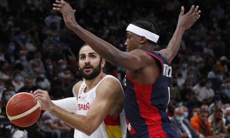 Frank Ntilikina se cae del EuroBasket