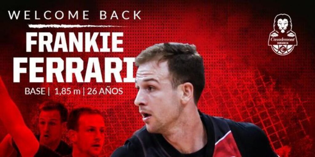 Frankie Ferrari volverá a ser el director de juego de Casademont Zaragoza