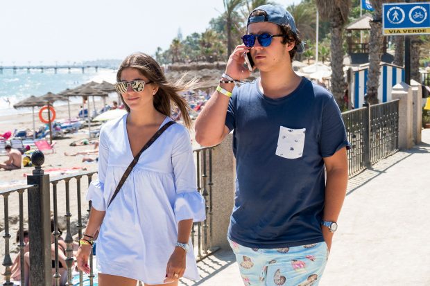 Mar Torres y Felipe de Marichalar durante unas vacaciones en Marbella / Gtres