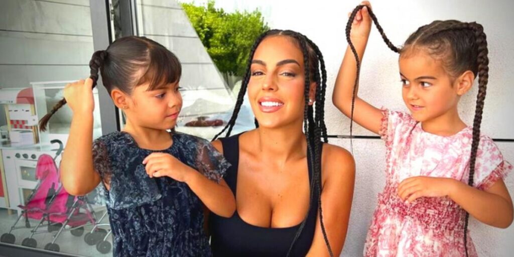 Georgina comparte el baile más divertido de sus hijas