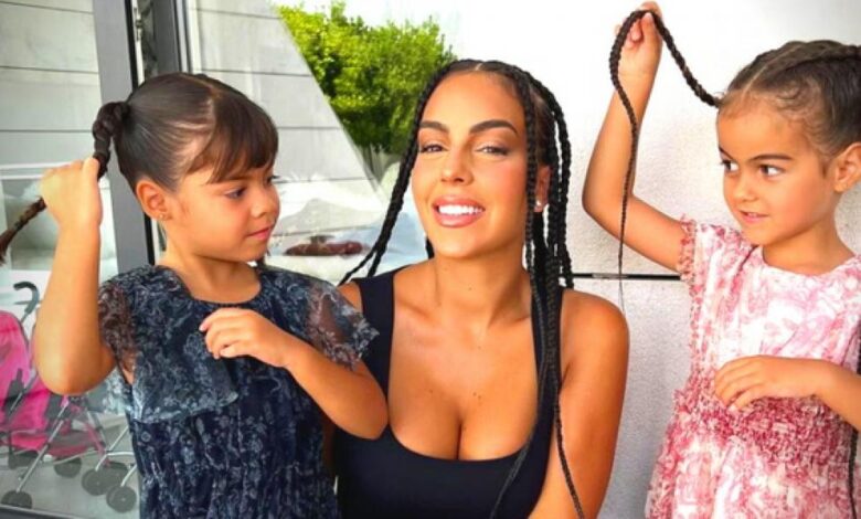 Georgina comparte el baile más divertido de sus hijas