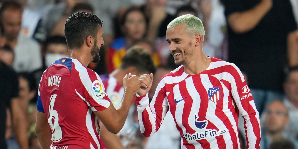 Griezmann, segundo gol, 'minutos de calidad' y mensaje al Atlético