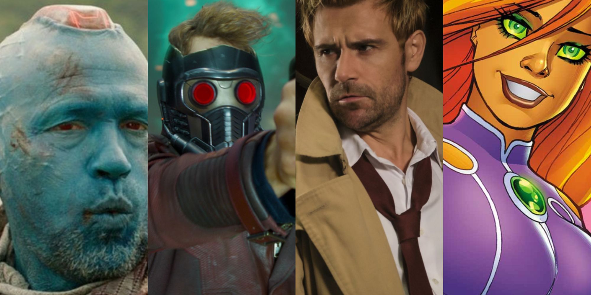 Guardianes de la galaxia y sus contrapartes de DC