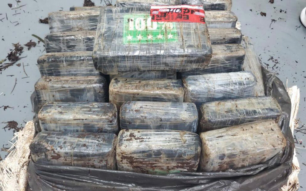 Hallan cocaína con valor de 2 mdd varada en costas de Florida