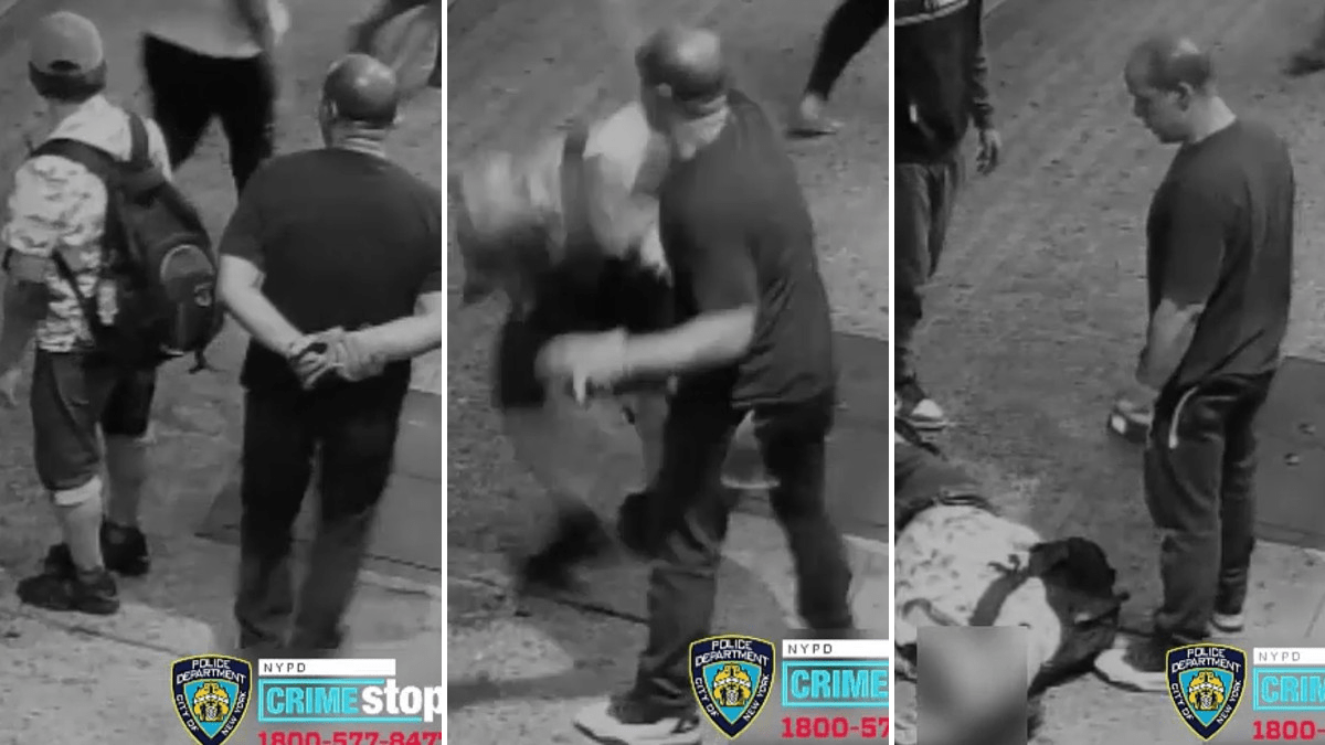 Hombre sufre nocaut en Nueva York al ser emboscado en plena calle