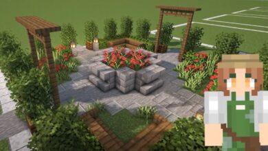 Ideas de diseño de Minecraft para jardines elaborados
