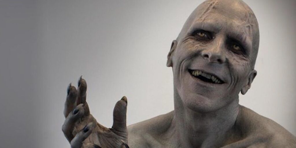 Imágenes de BTS de Thor: Love & Thunder muestran la transformación Gorr de Christian Bale