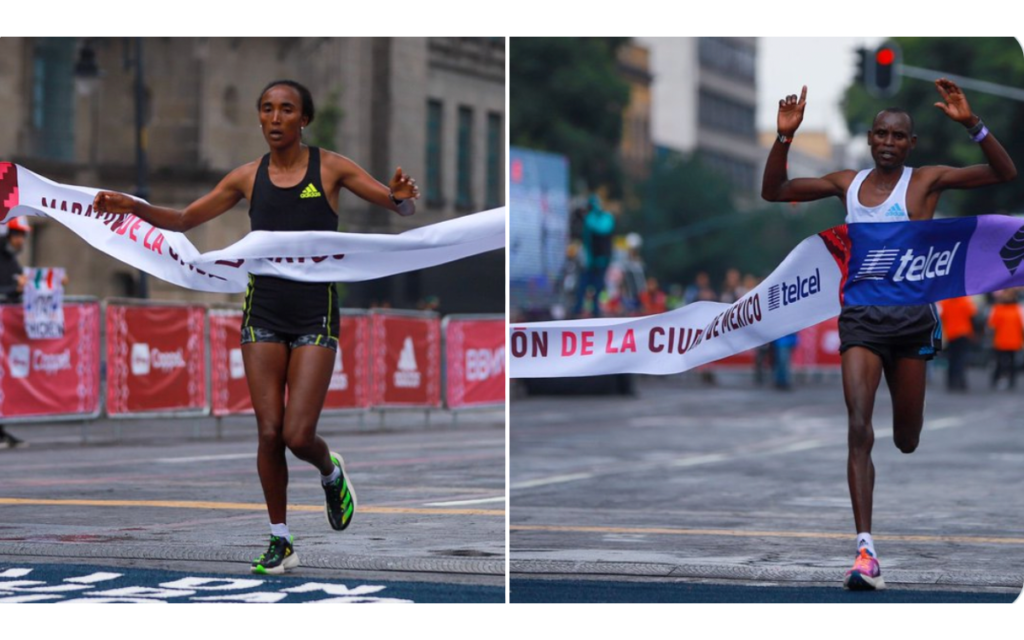 Imponen africanos nuevas marcas en el Maratón de la CDMX | Video