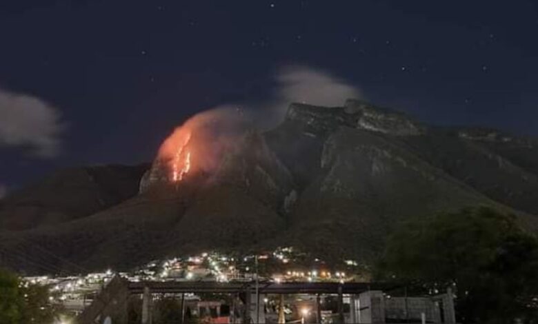 Incendio en el Cerro de la Silla de Nuevo León pudo ser provocado
