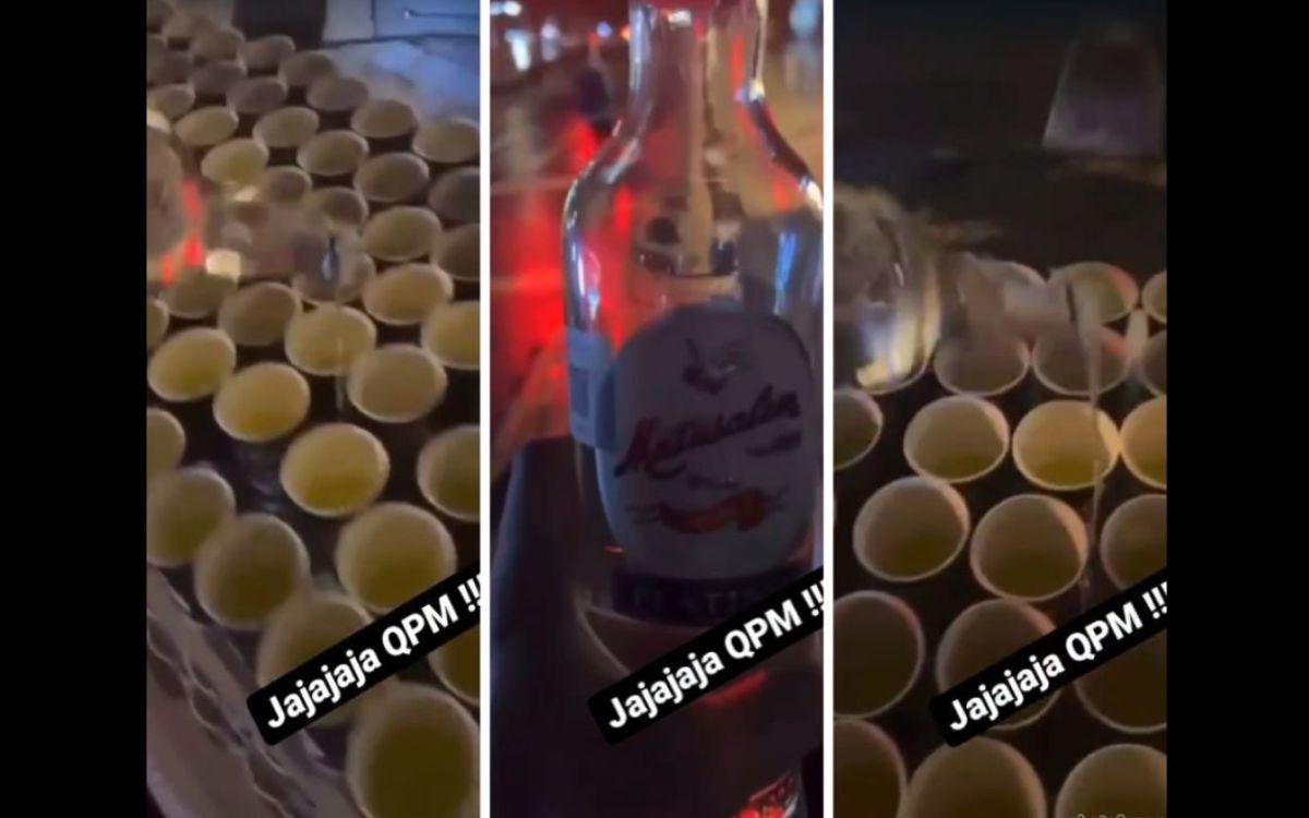 Investigan a hombre que vertió alcohol a bebidas para maratonistas | Video