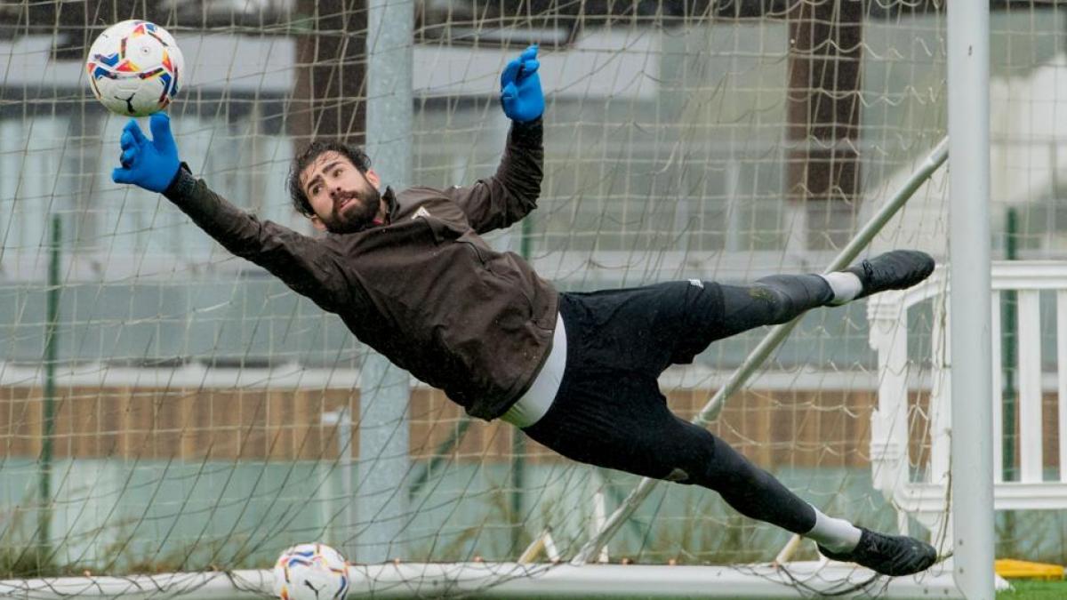 Iru está listo para debutar en la portería del Athletic