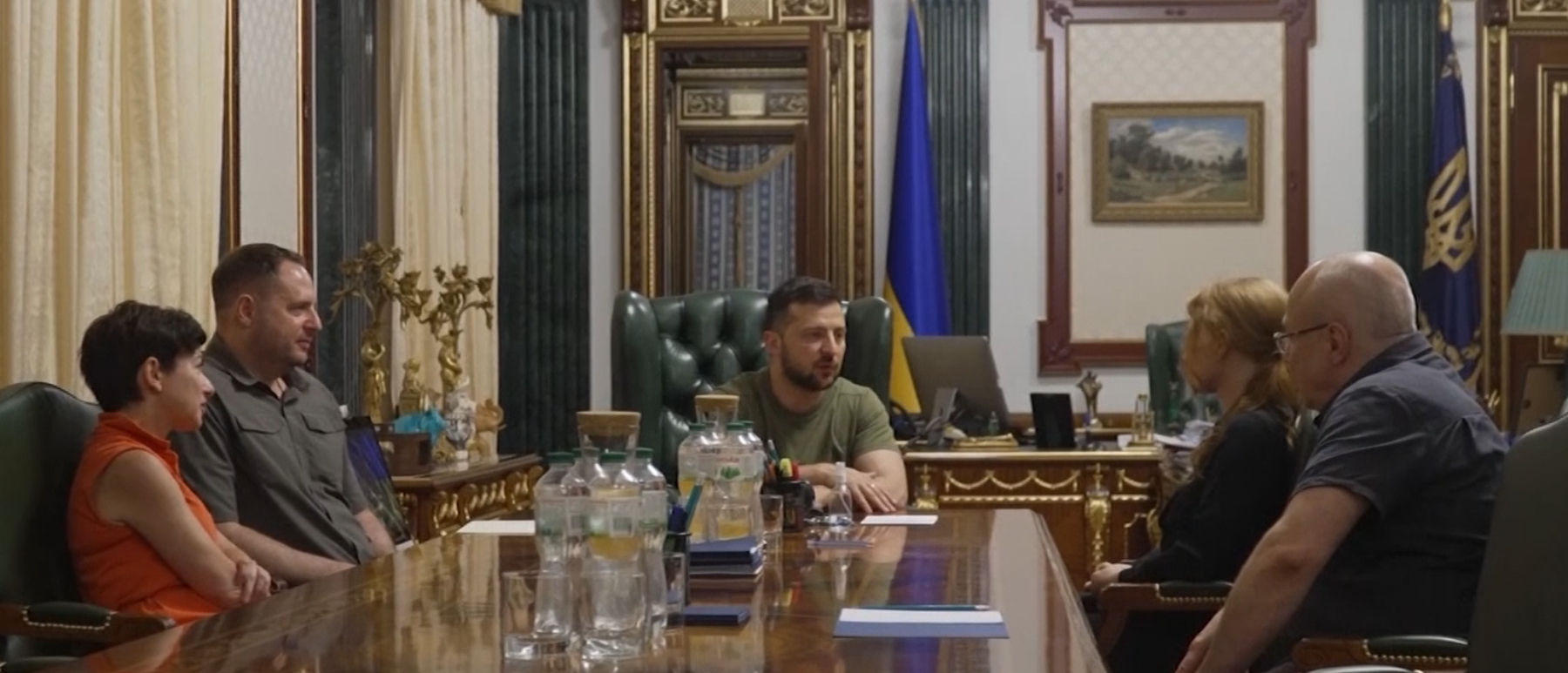 iJessica Chastain y Volodomir Zelenski / Gtres