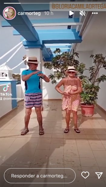 Vídeo de Ortega Cano y su hermana / Tiktok