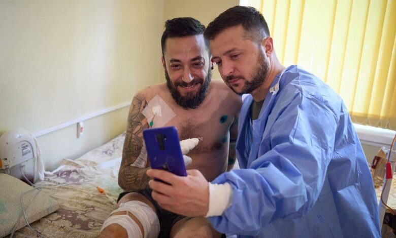Juan, el soldado español herido en Ucrania al que visitó Zelenski