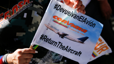 Justicia de Argentina ordena incautar avión venezolano a pedido de EU