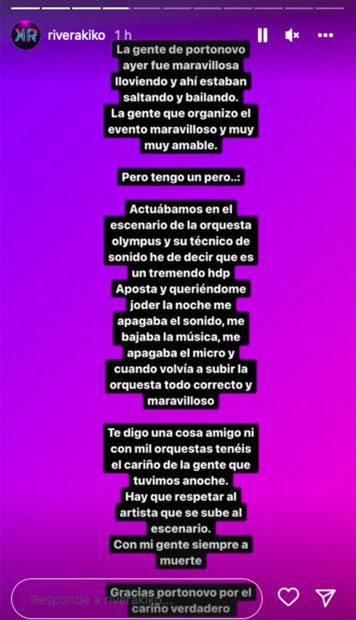 Kiko Rivera estalla en la Red / Instagram @riverakiko