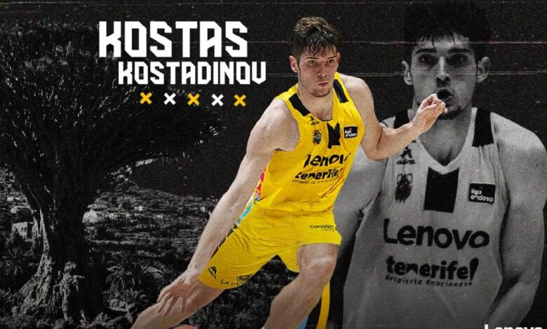 Kostas Kostadinov firma por el Lenovo Tenerife y sale cedido al Palencia Basket