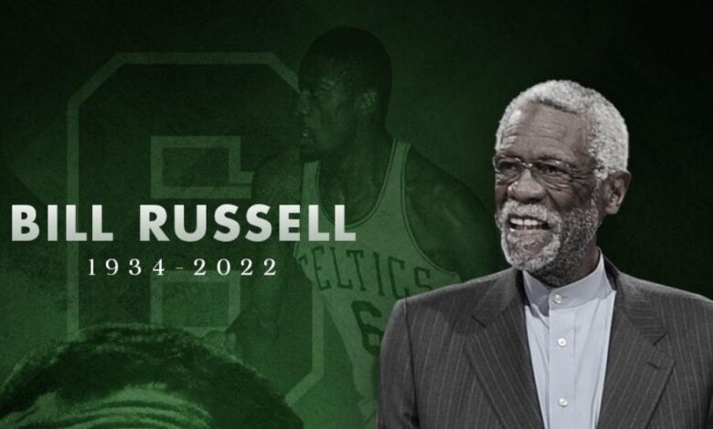 La NBA retira permanentemente el número 6 en honor a Bill Russell
