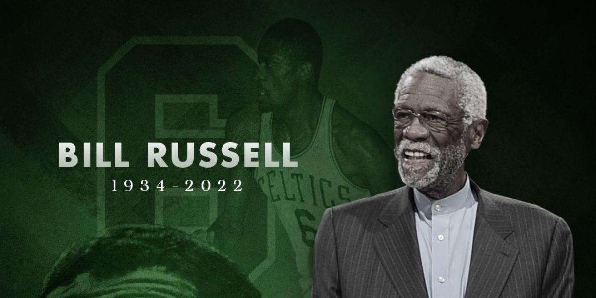 La NBA retira permanentemente el número 6 en honor a Bill Russell
