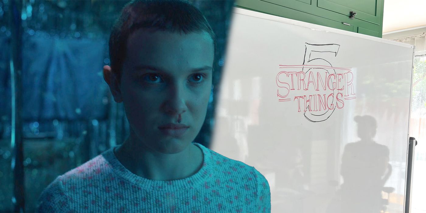 La escritura de la temporada 5 de Stranger Things comienza en una imagen de BTS