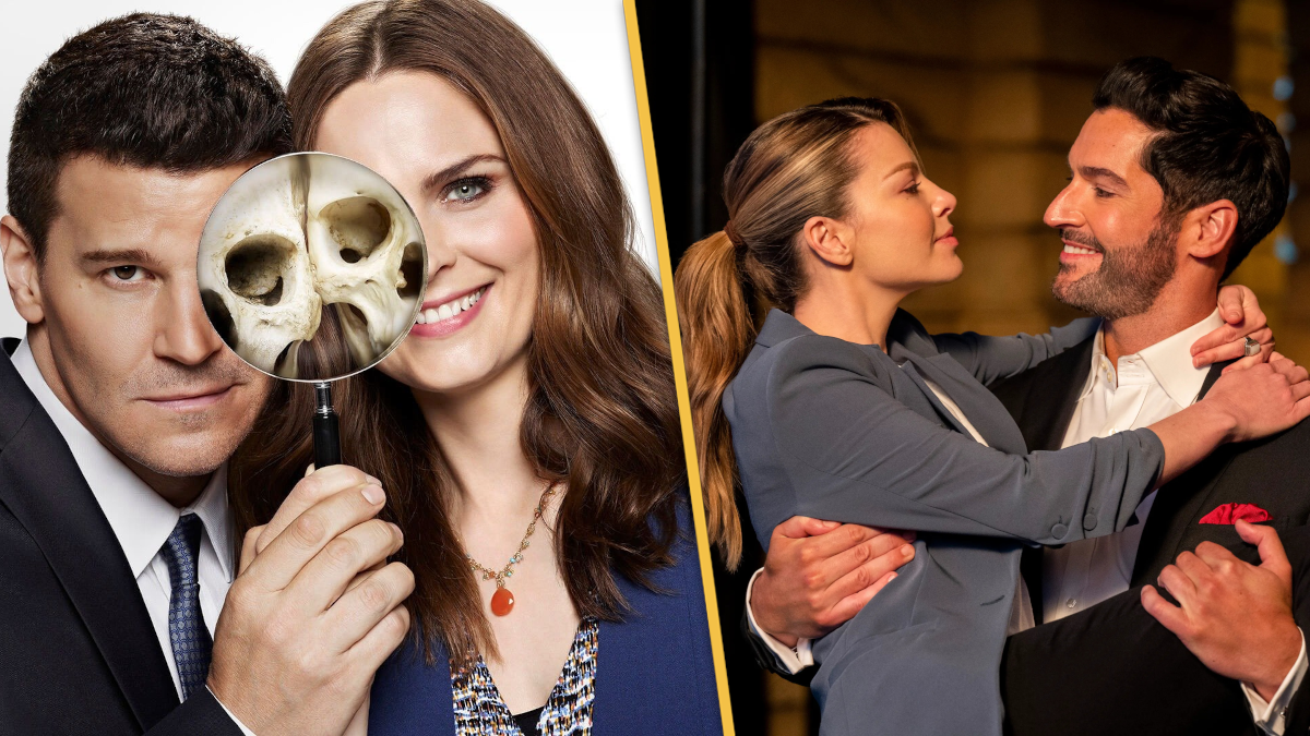 La estrella de Bones, Emily Deschanel, reacciona al hilarante reinicio del Easter Egg de Lucifer