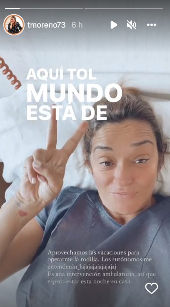 Storie de Toñi Moreno / Instagram