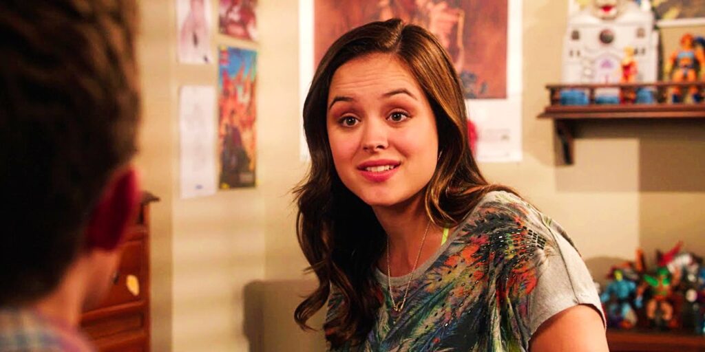 Erica talking in The Goldbergs