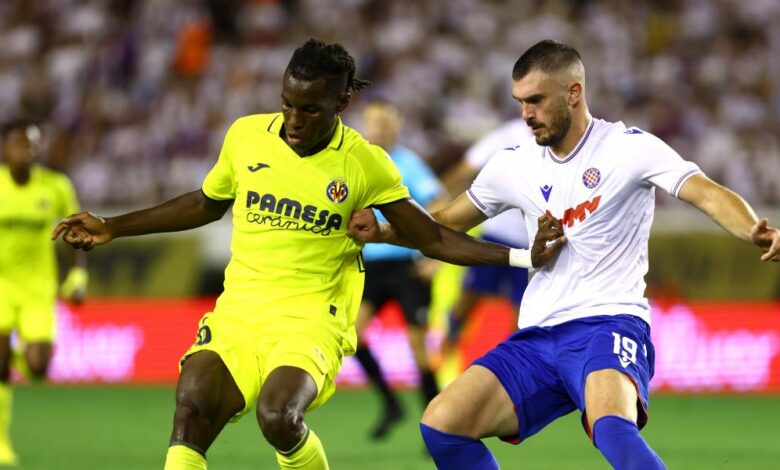 Las imágenes del Hajduk Split - Villarreal