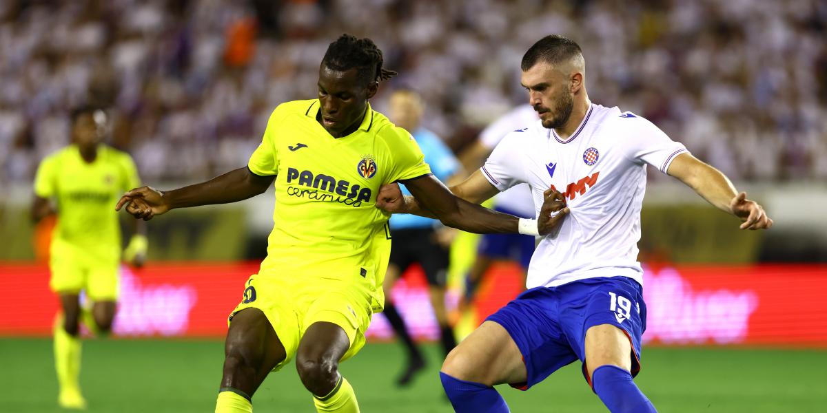 Las imágenes del Hajduk Split - Villarreal