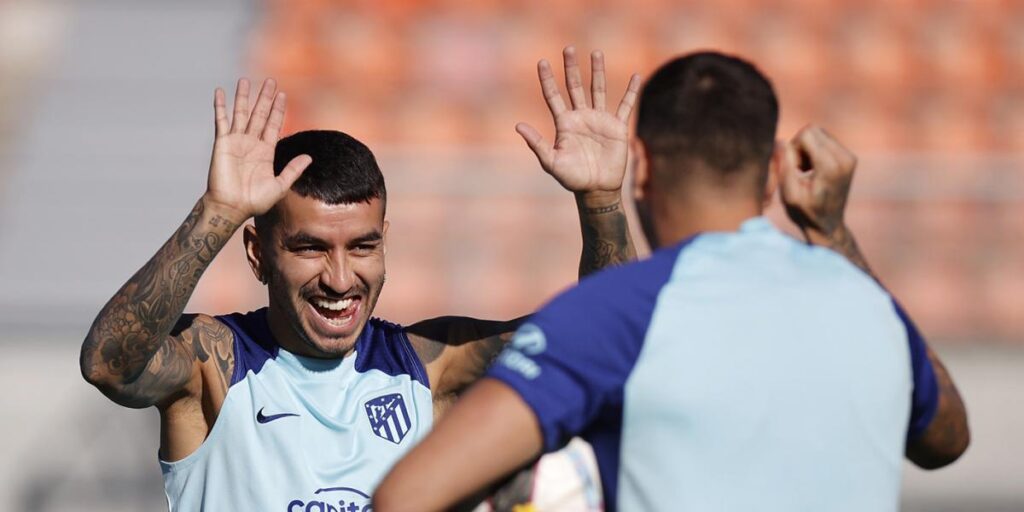 Las mejores fotos de la sesión del Atlético de Madrid