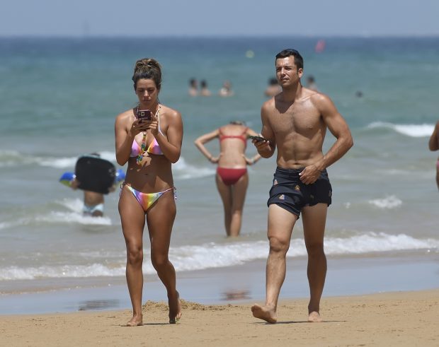 Laura Matamoros y Benji Aparicio en Cádiz / Gtres