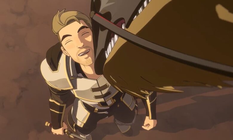 Los creadores de The Dragon Prince hablan sobre el creciente respeto de Soren por los dragones