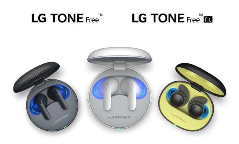 Los nuevos auriculares TONE Free de LG tienen Dolby Head Tracking y ANC