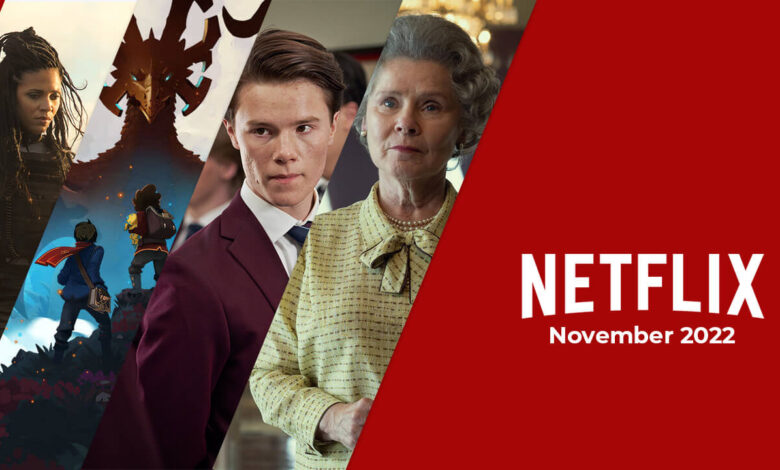 Los originales de Netflix llegarán a Netflix en noviembre de 2022