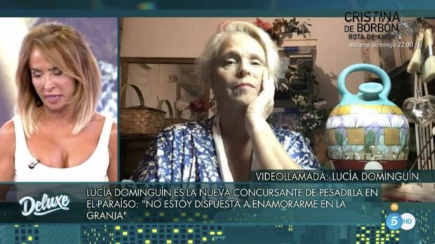 Lucía Dominguin en 'Deluxe' / Telecinco