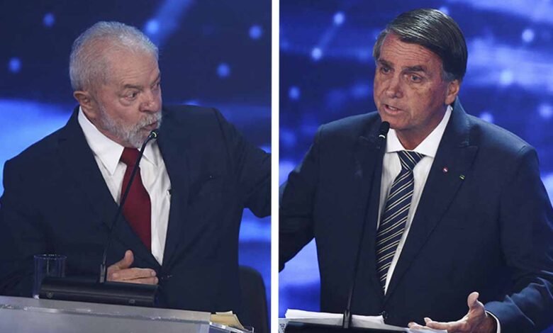 Lula y Bolsonaro cruzan acusaciones en el primer debate por la presidencia de Brasil
