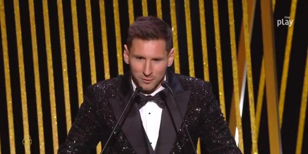 Mbappé: “Messi estaba nervioso al recoger su séptimo Balón de Oro”