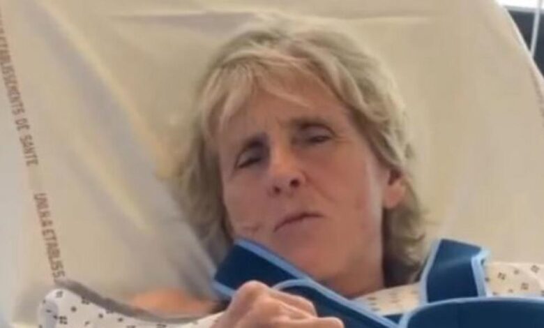 Mercedes Milá da la última hora de su estado de salud y muestra esta impactante imagen de su hombro